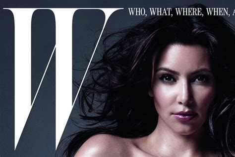 kim kardashian w mag